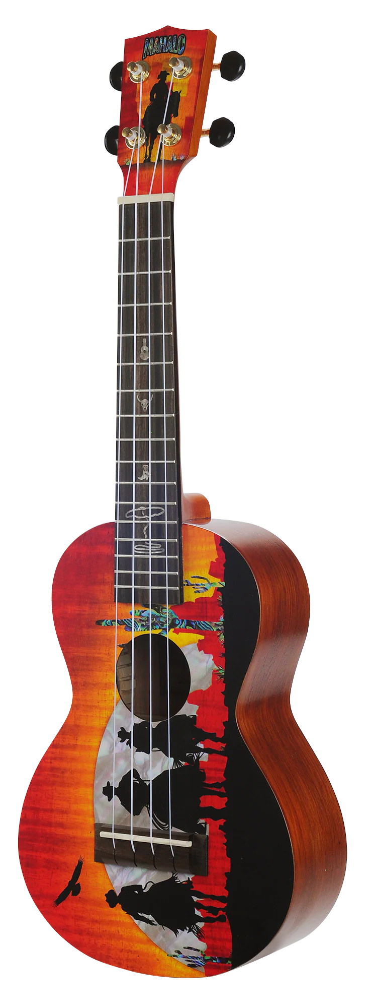 Mahalo Artist Elite Series Concert Ukulele - Unique Wild West - Image 3