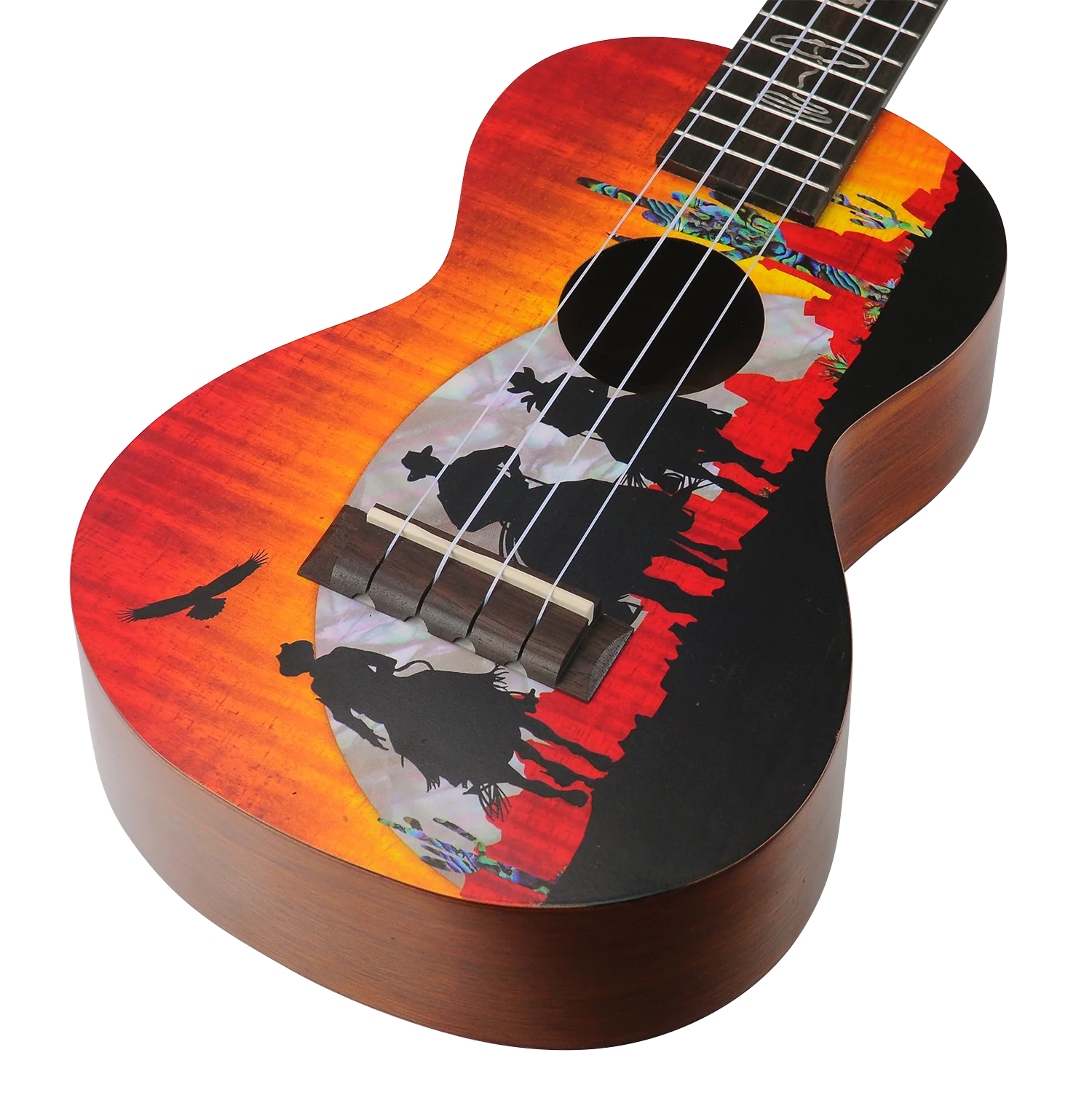 Mahalo Artist Elite Series Concert Ukulele - Unique Wild West - Image 7