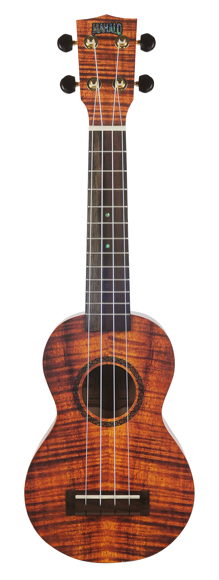 Mahalo Artist Elite Series MA1 Soprano Ukelele ‚Äì Photo Flame Koa