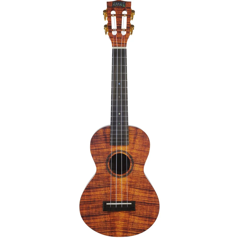 Mahalo Artist Elite Series MA1 Soprano Ukelele ‚Äì Photo Flame Koa - Image 13