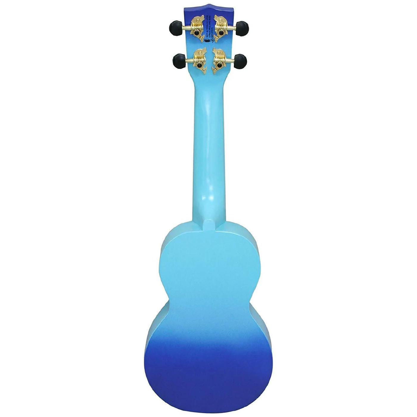 Mahalo Designer Hawaian Palm Tree Ukulele Blue Burst - Image 12