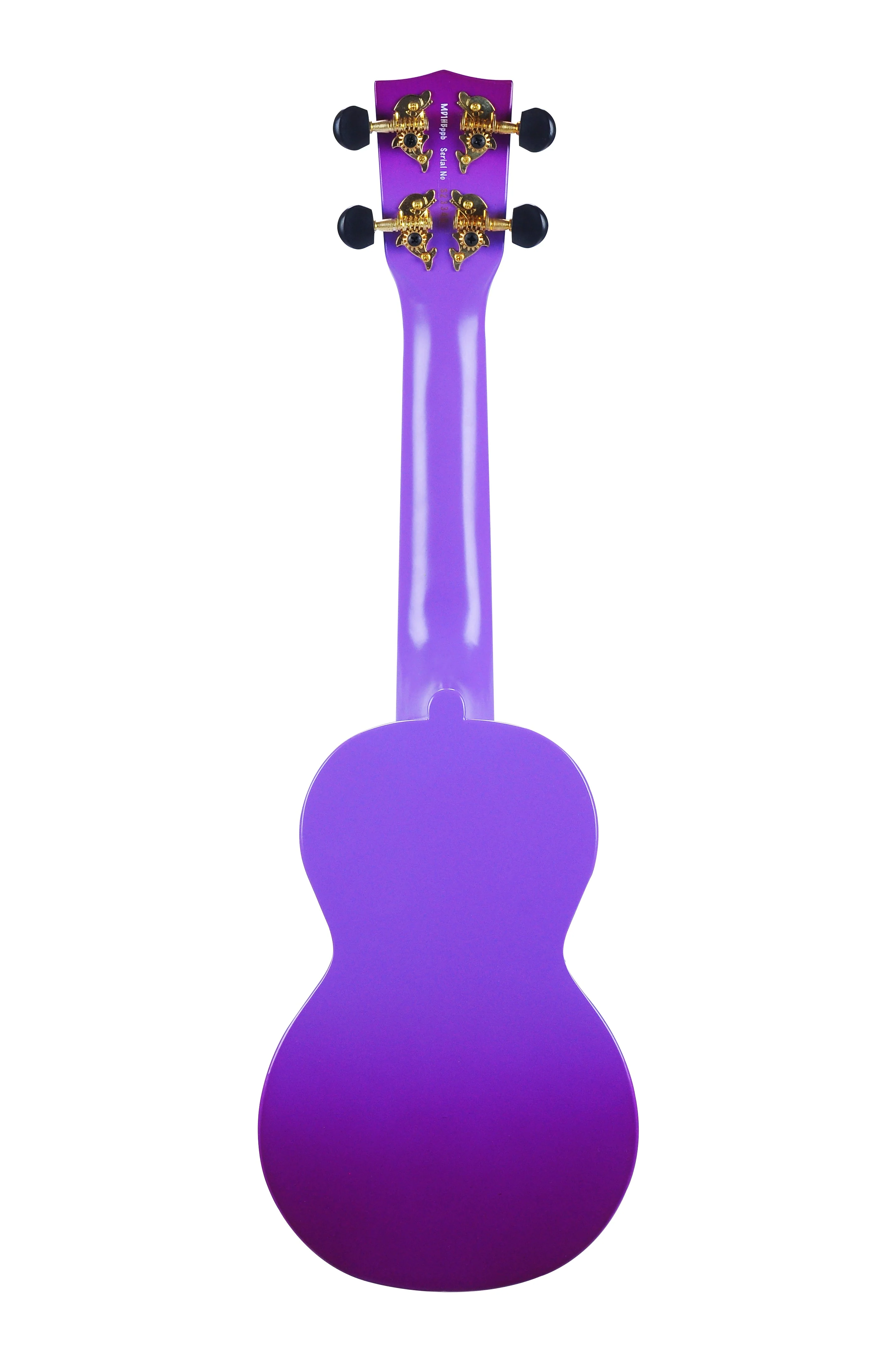 Mahalo Designer Hibiscus Ukulele Purple Burst - Image 4