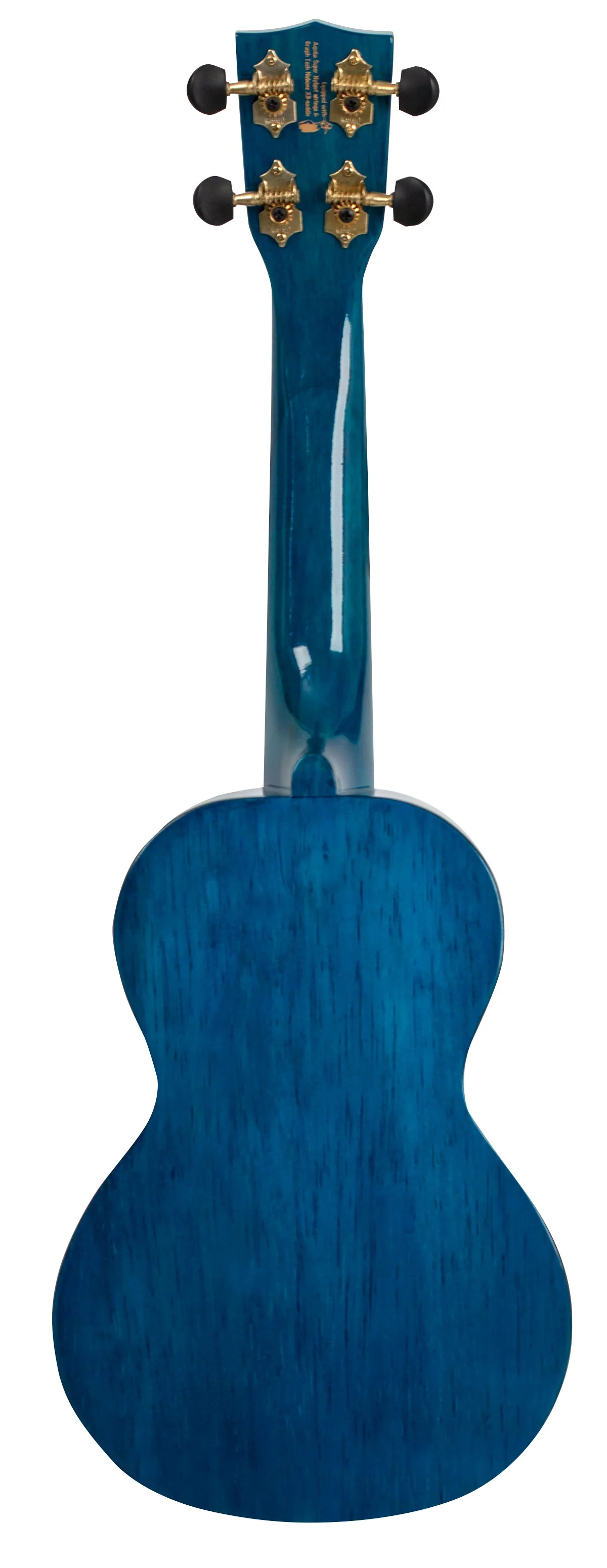 Mahalo Hano Series Concert Ukulele - Transparent Blue - Image 3