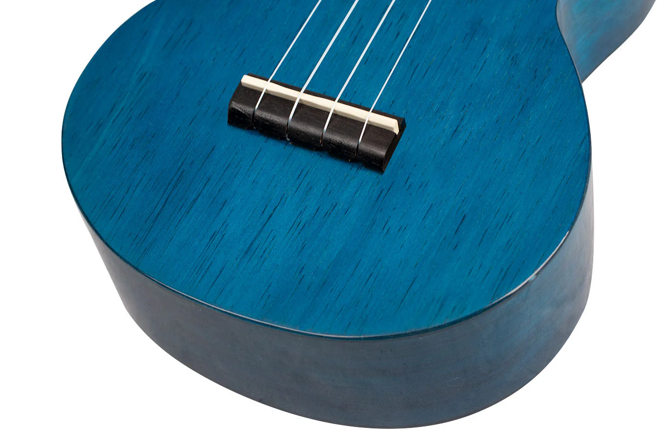 Mahalo Hano Series Concert Ukulele - Transparent Blue - Image 5