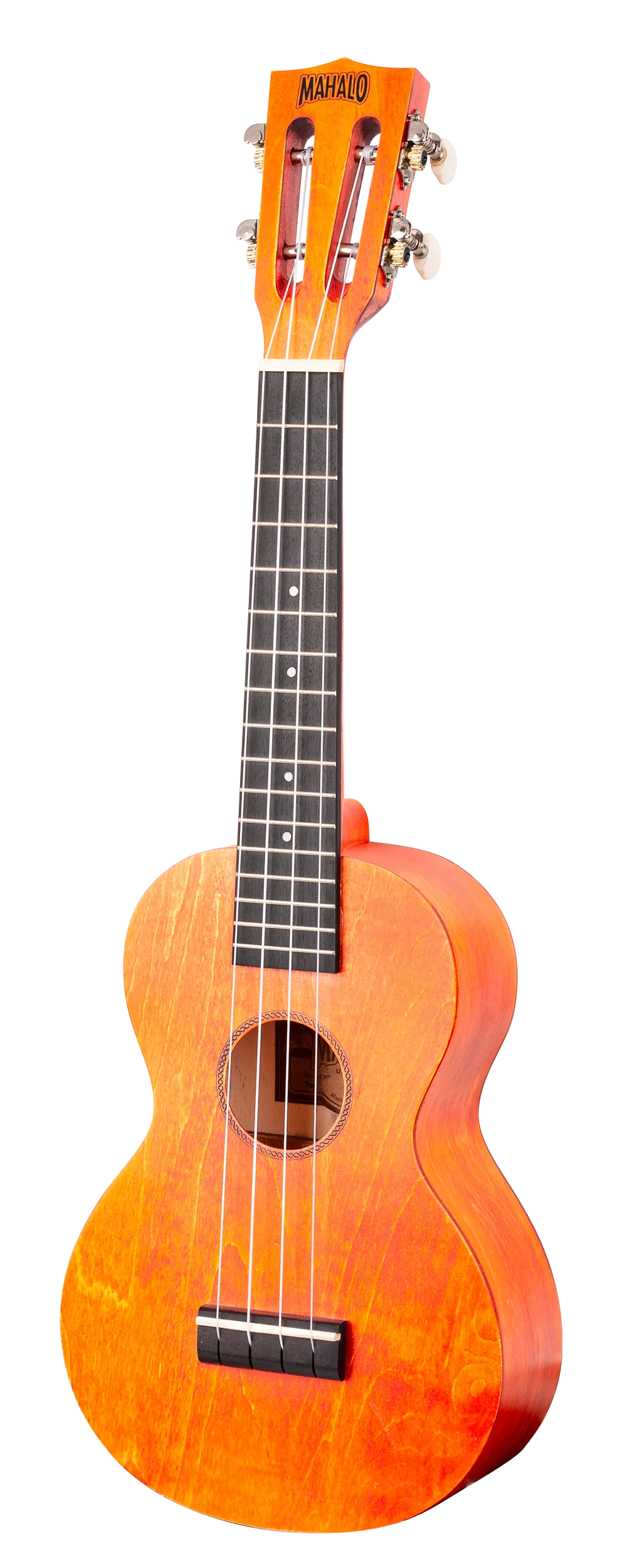 Mahalo Island Series ML2 Concert Ukulele - Orange Sunset - Image 3