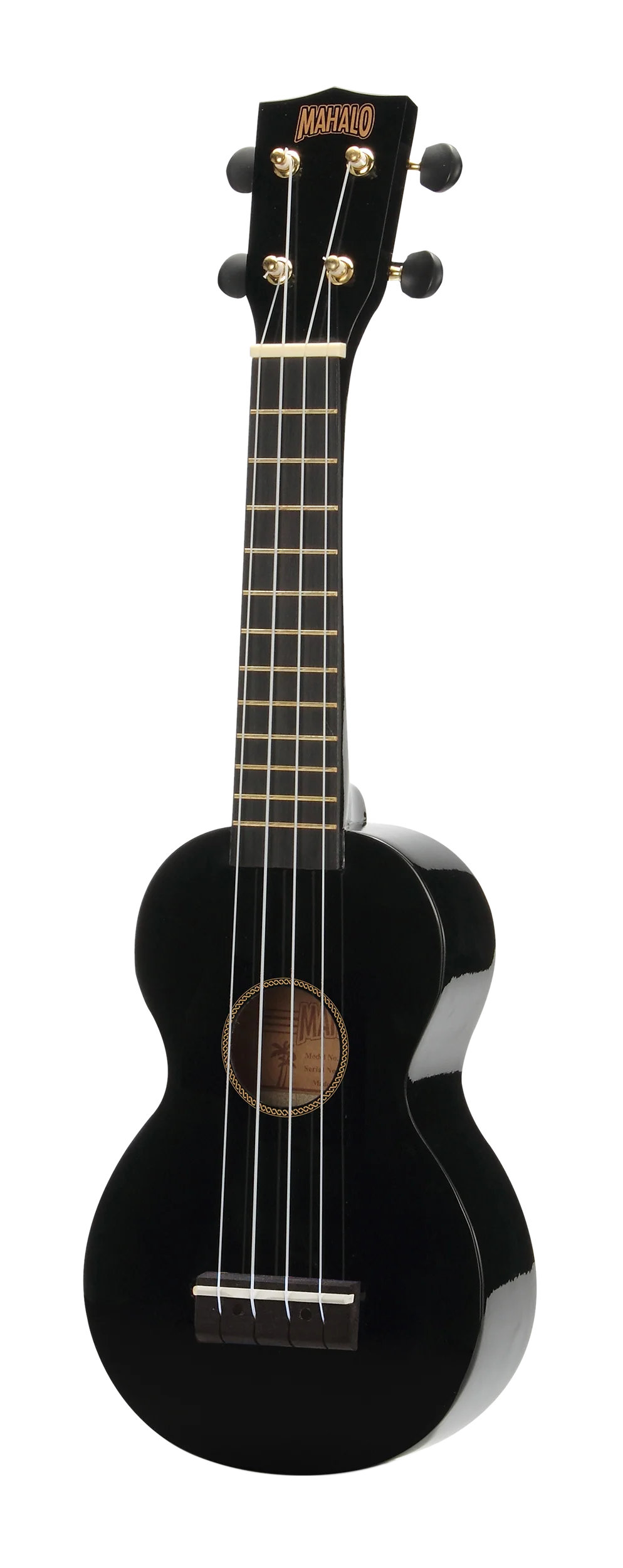 Mahalo M1 Rainbow Series Soprano Ukulele - Black - Image 3