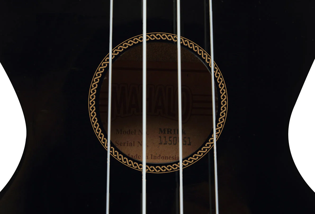 Mahalo M1 Rainbow Series Soprano Ukulele - Black - Image 8
