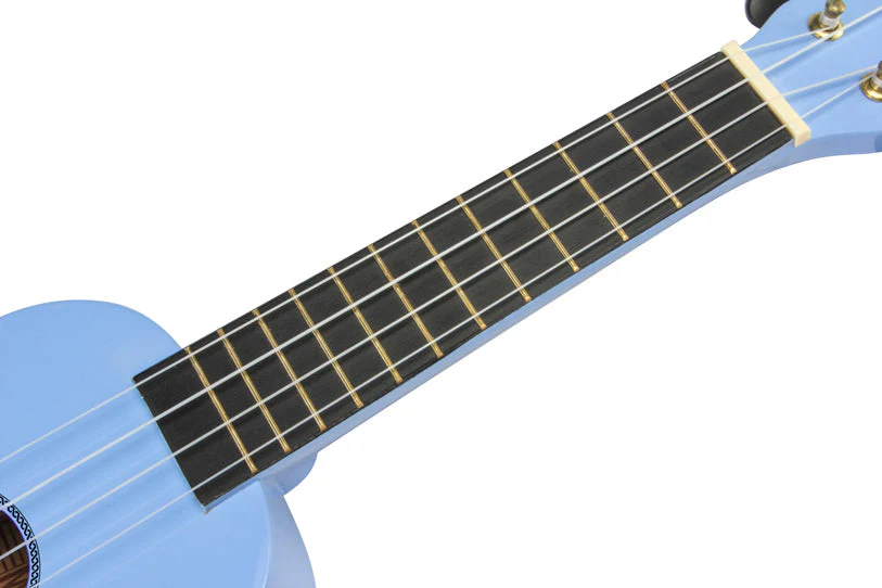 Mahalo M1 Rainbow Series Soprano Ukulele - Light Blue - Image 6
