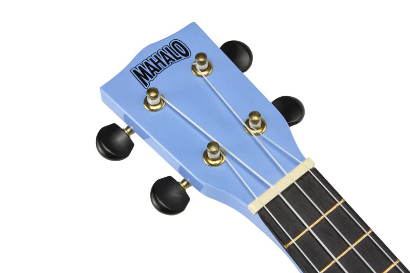 Mahalo M1 Rainbow Series Soprano Ukulele - Light Blue - Image 9
