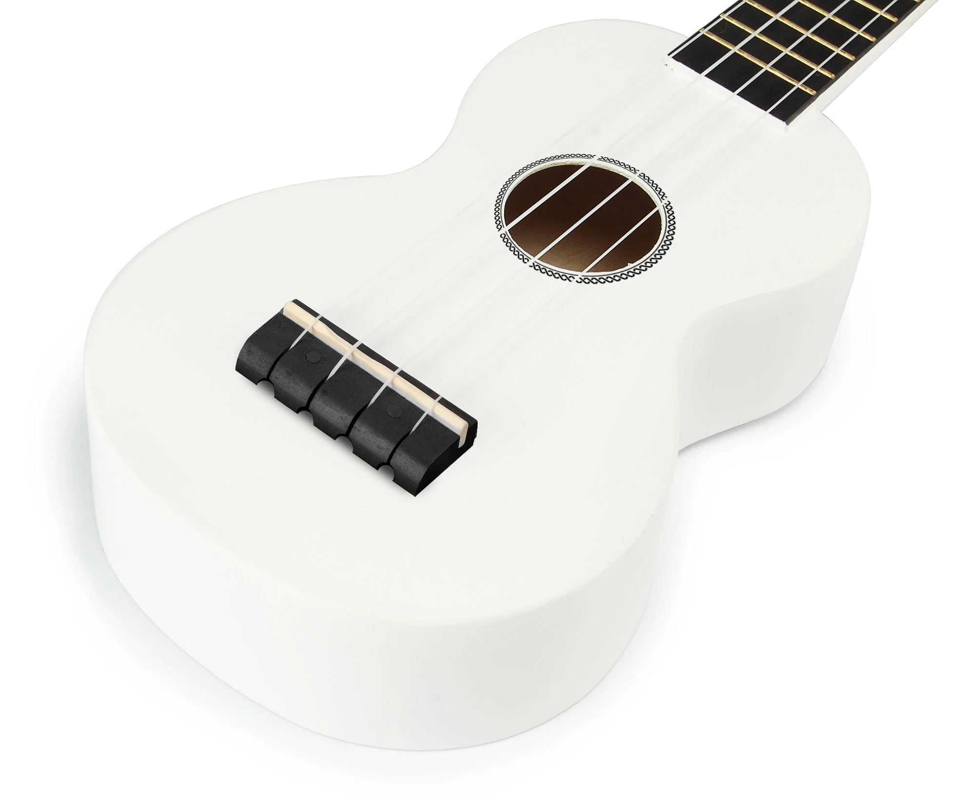 Mahalo M1 Rainbow Series Soprano Ukulele - White - Image 10