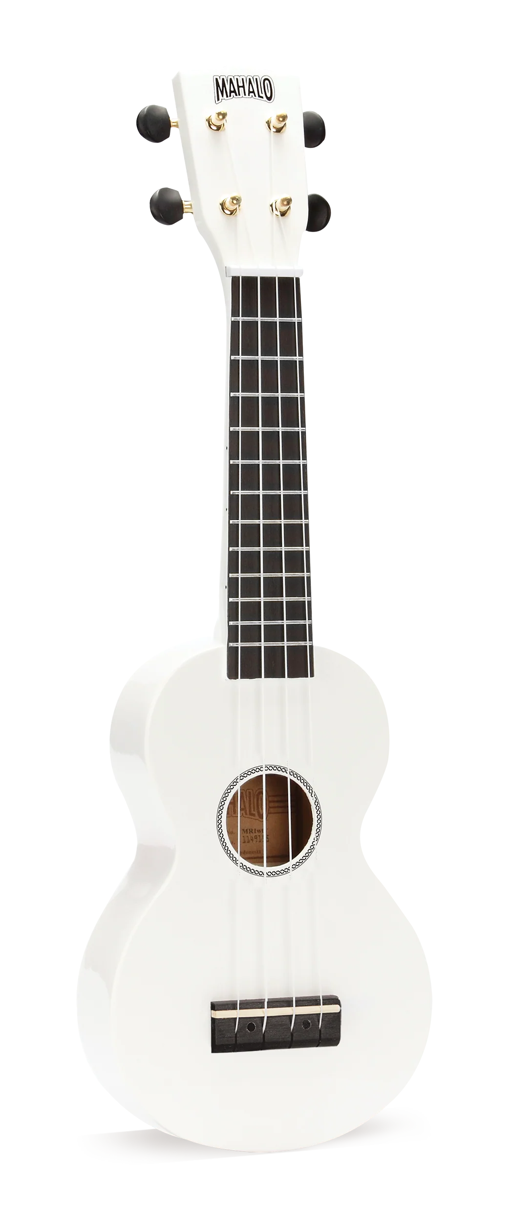 Mahalo M1 Rainbow Series Soprano Ukulele - White - Image 2
