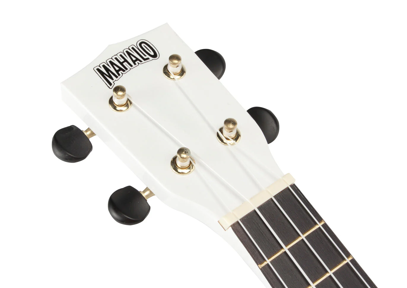 Mahalo M1 Rainbow Series Soprano Ukulele - White - Image 9