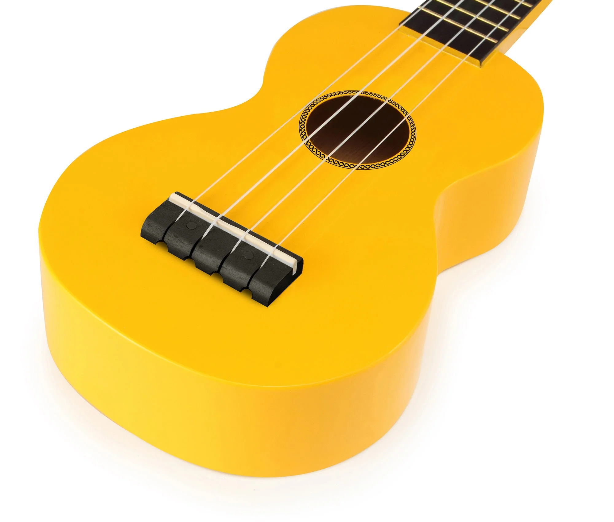 Mahalo M1 Rainbow Series Soprano Ukulele - Yellow - Image 10