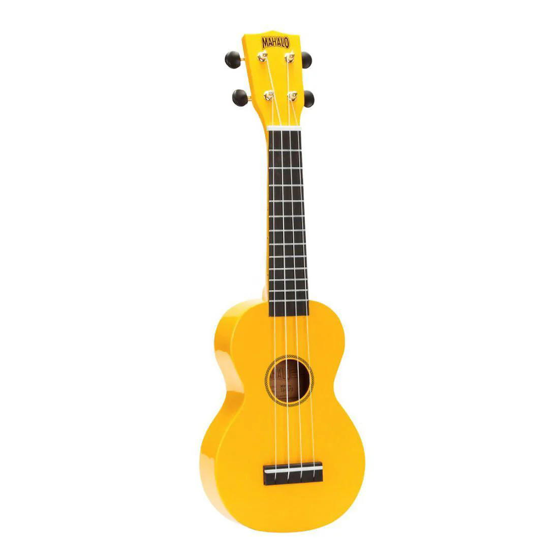 Mahalo M1 Rainbow Series Soprano Ukulele - Yellow - Image 12