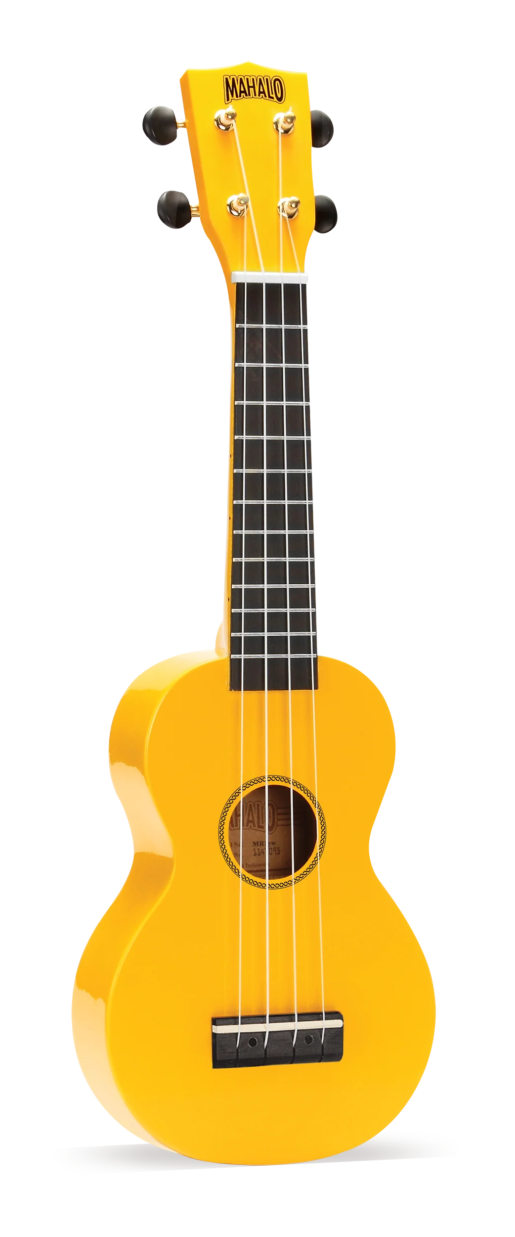 Mahalo M1 Rainbow Series Soprano Ukulele - Yellow - Image 2