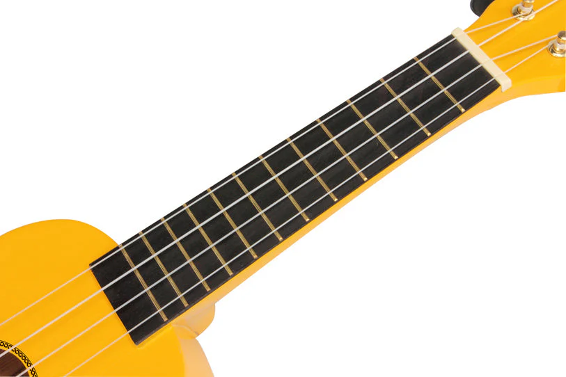 Mahalo M1 Rainbow Series Soprano Ukulele - Yellow - Image 6