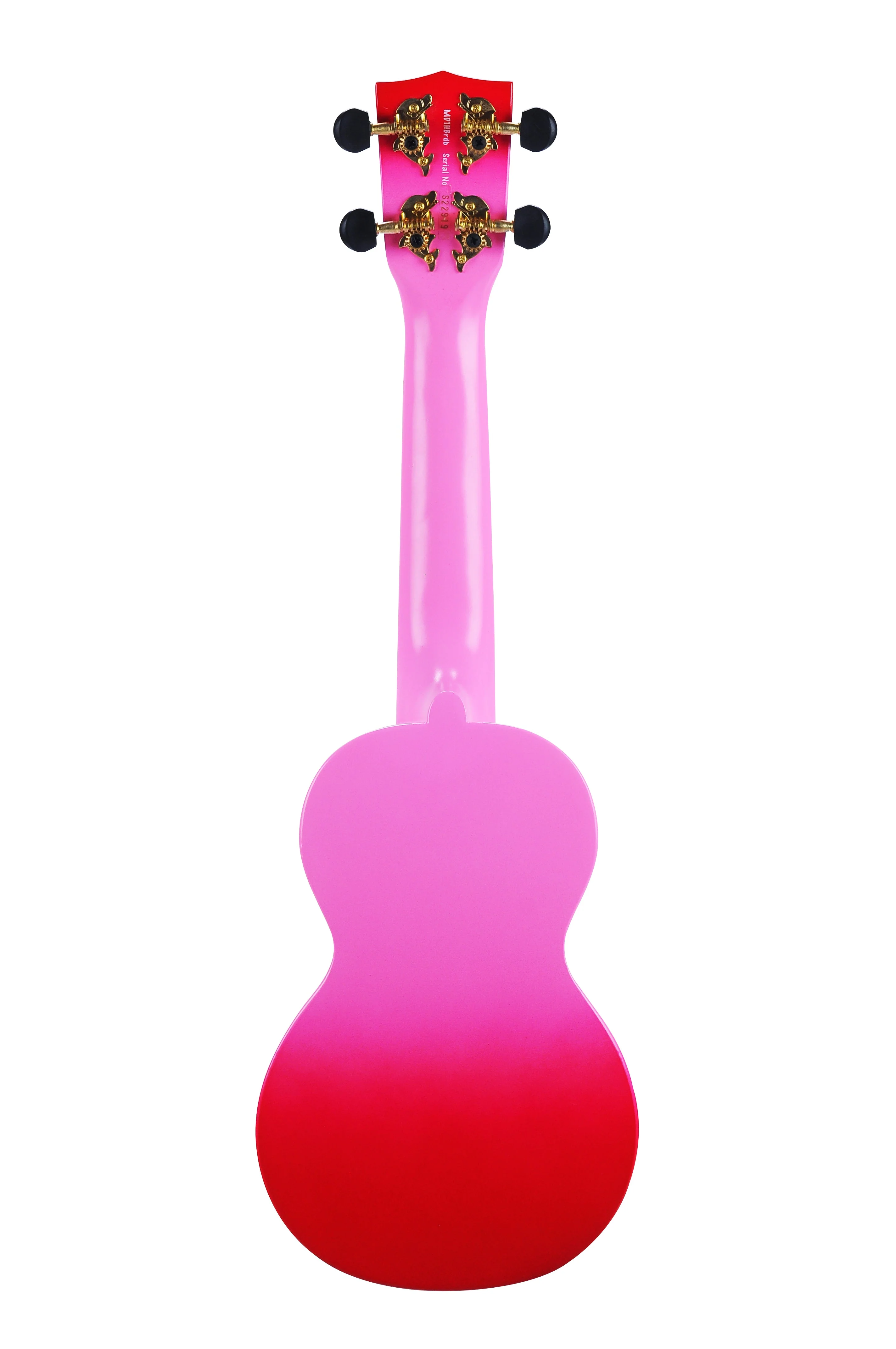 Mahalo MD1HBRDB Designer Hibiscus Soprano Ukulele in Pink Burst - Image 4