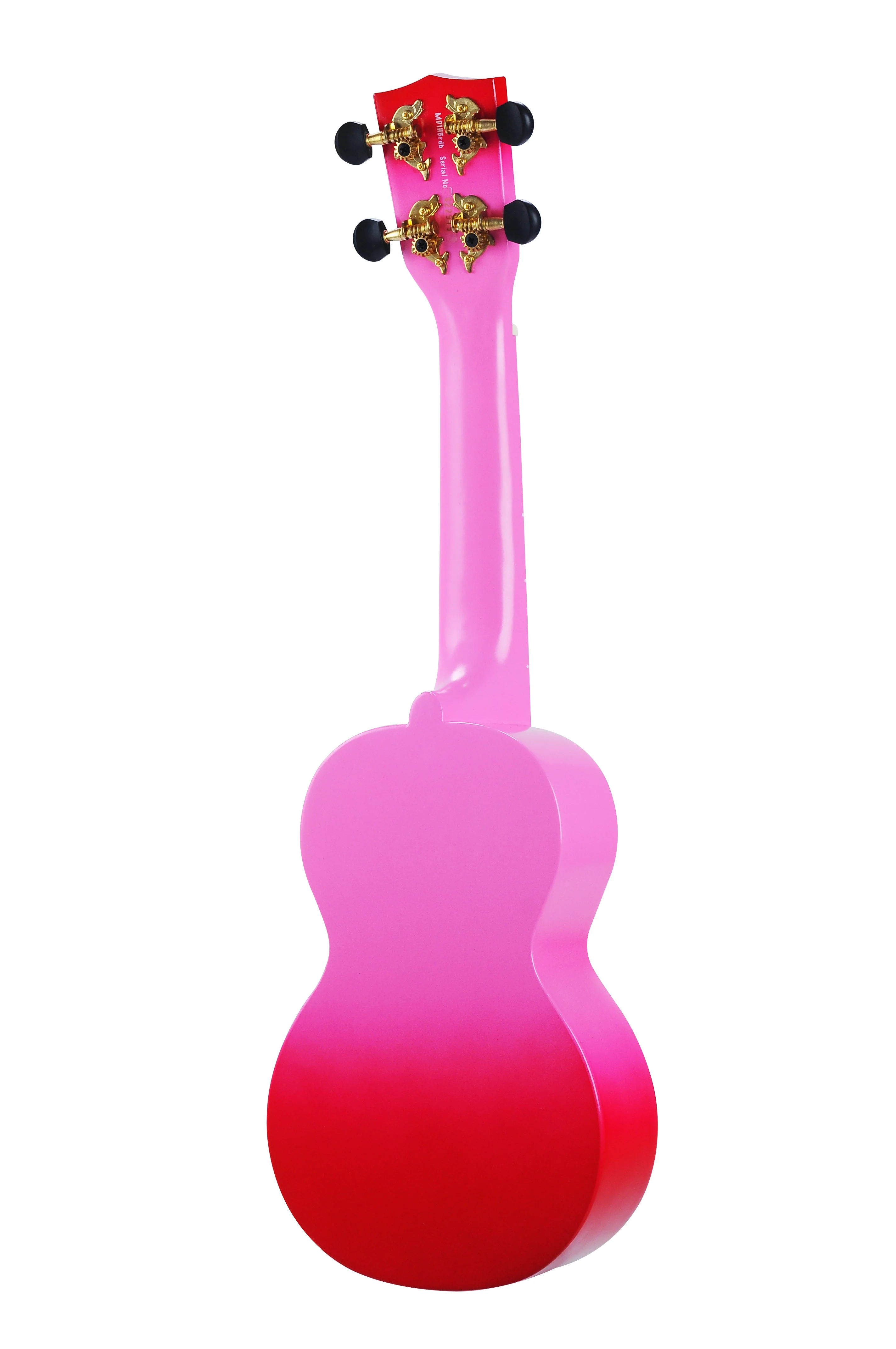 Mahalo MD1HBRDB Designer Hibiscus Soprano Ukulele in Pink Burst - Image 5