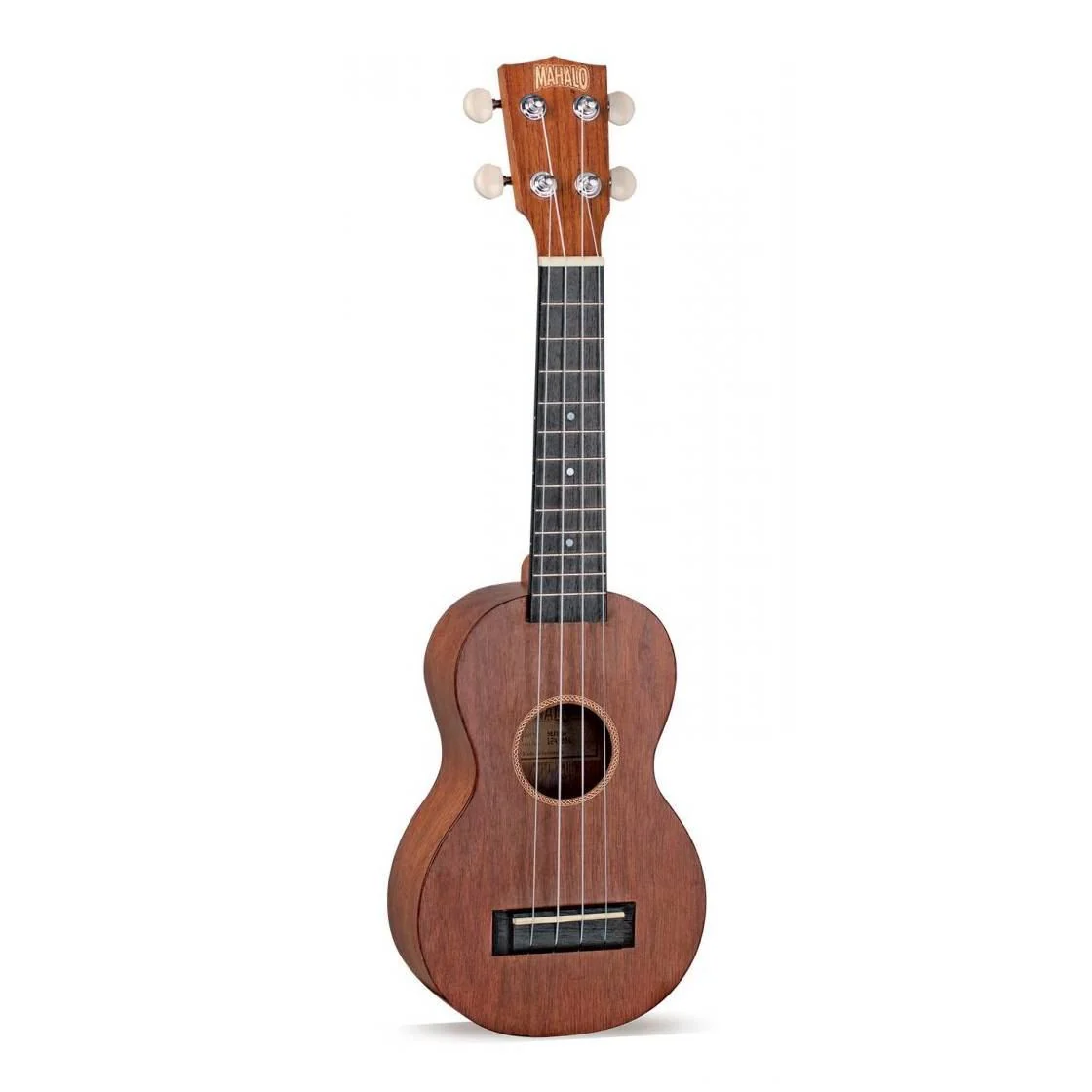 Mahalo MJ1TBRK Java Series Soprano Ukulele with Essentials Accessory Pack in Transparent Brown - Image 6