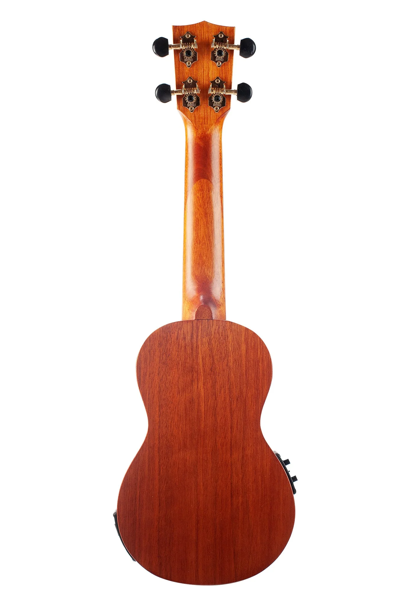 Mahalo MJ1VTTBR Java Series Soprano Ukulele in Transparent Brown with Pickup - Image 4