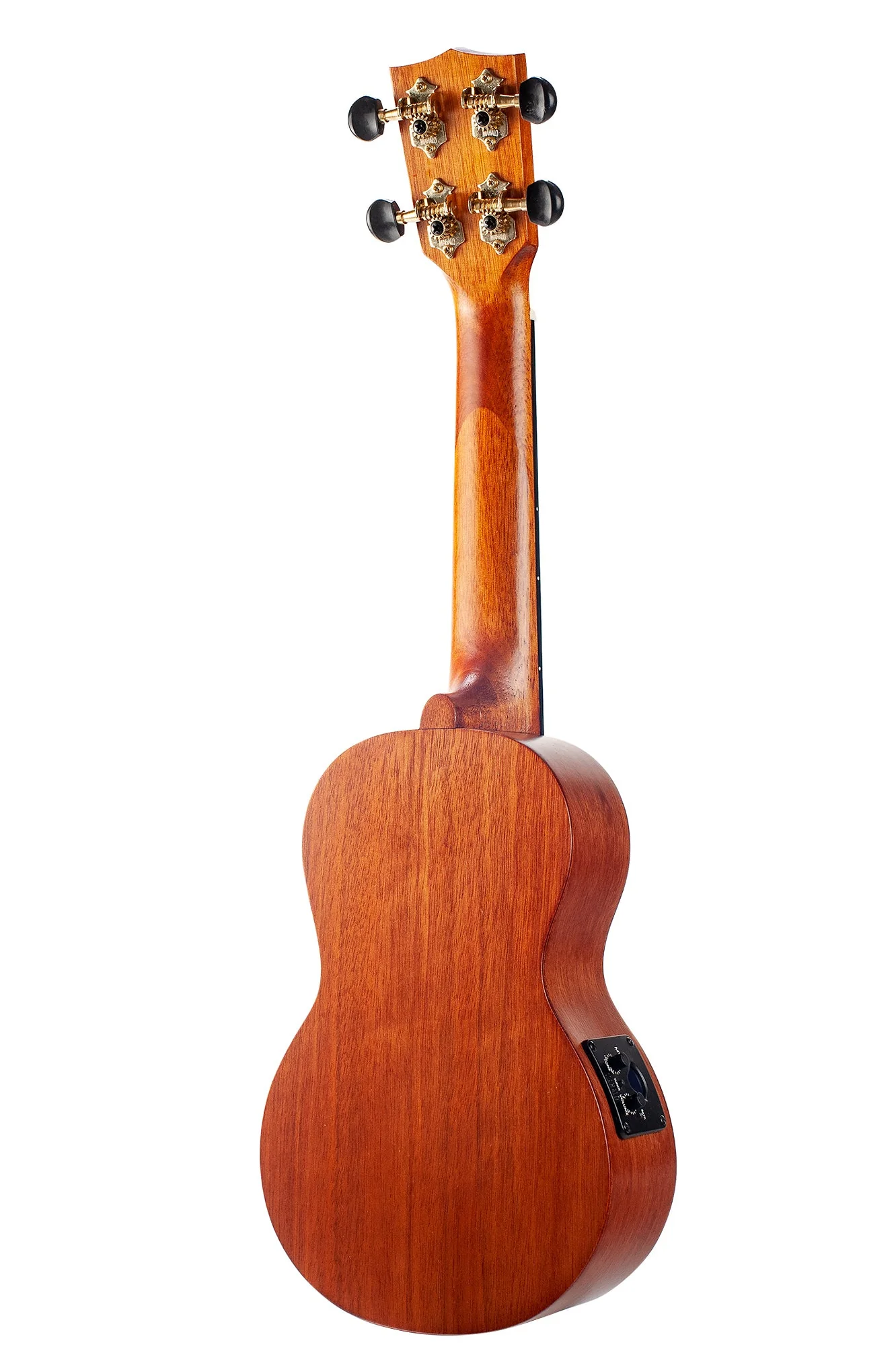 Mahalo MJ1VTTBR Java Series Soprano Ukulele in Transparent Brown with Pickup - Image 5