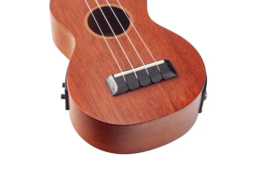 Mahalo MJ1VTTBR Java Series Soprano Ukulele in Transparent Brown with Pickup - Image 6