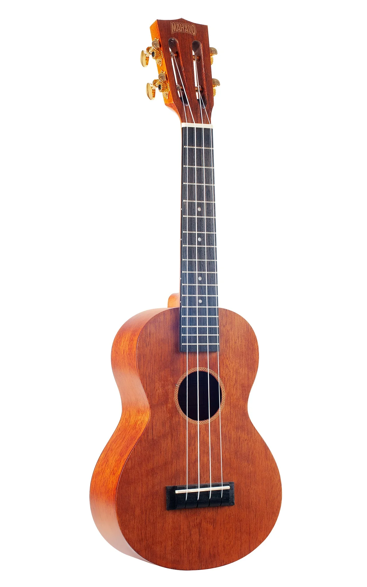 Mahalo MJ2TBRK Java Series Concert Ukulele with Essentials Accessory Pack in Transparent Brown - Image 4