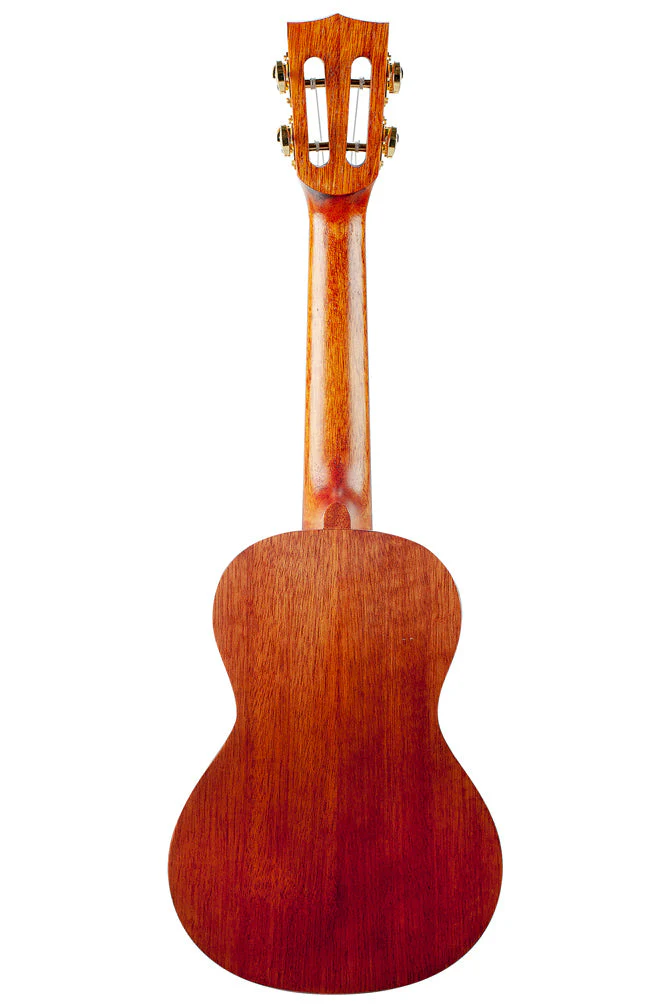 Mahalo MJ2TBRK Java Series Concert Ukulele with Essentials Accessory Pack in Transparent Brown - Image 5
