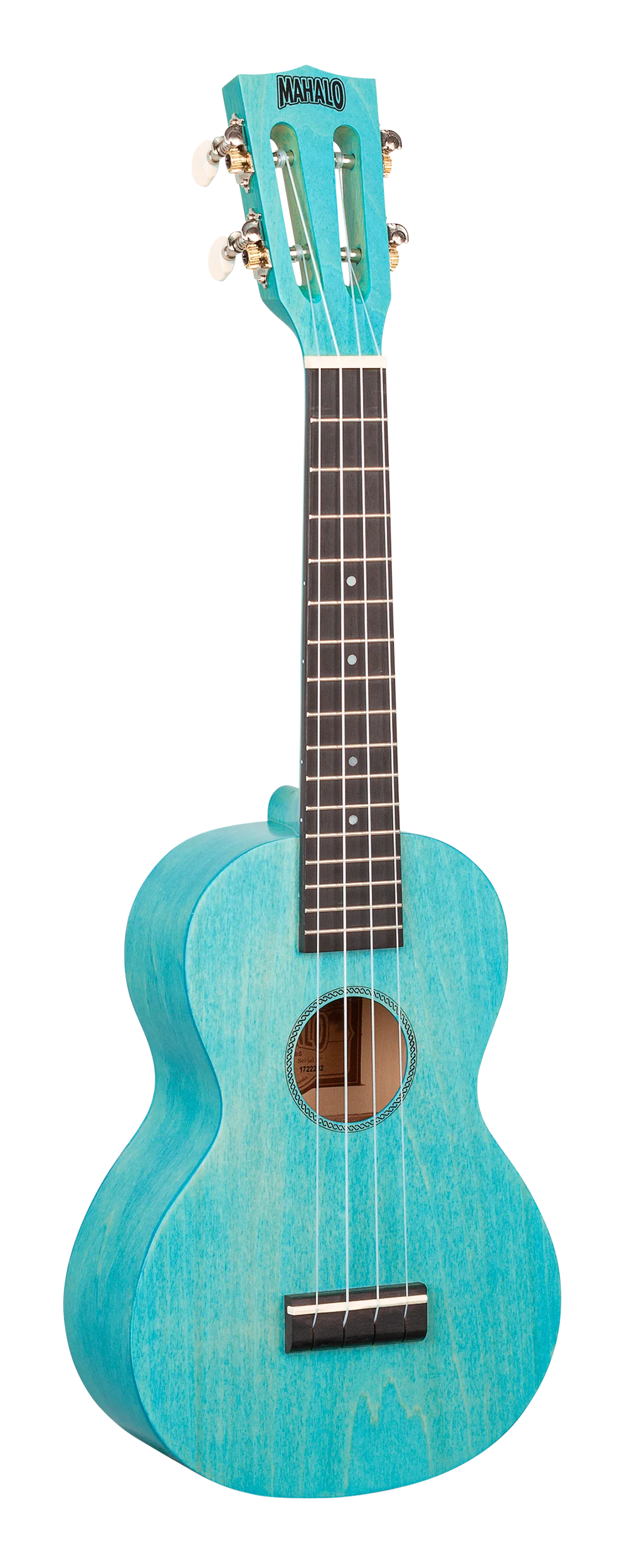 Mahalo ML2 Island Series Concert Ukulele in Aqua Blue - Image 2