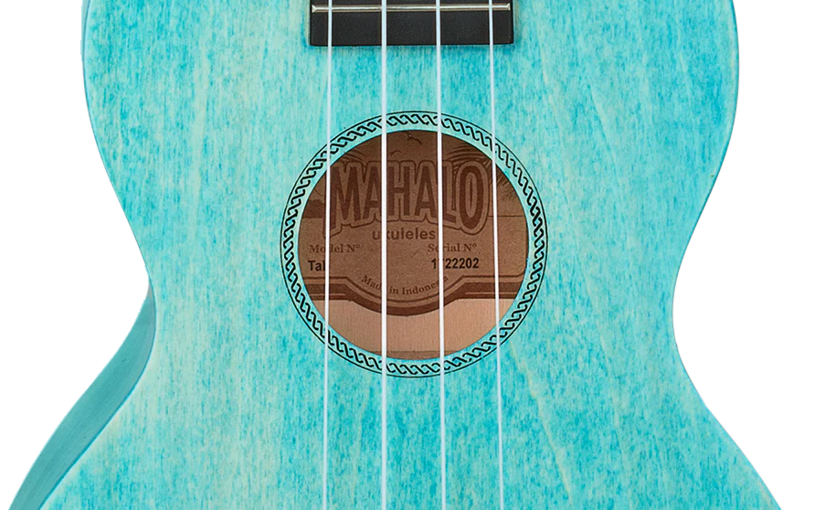 Mahalo ML2 Island Series Concert Ukulele in Aqua Blue - Image 8