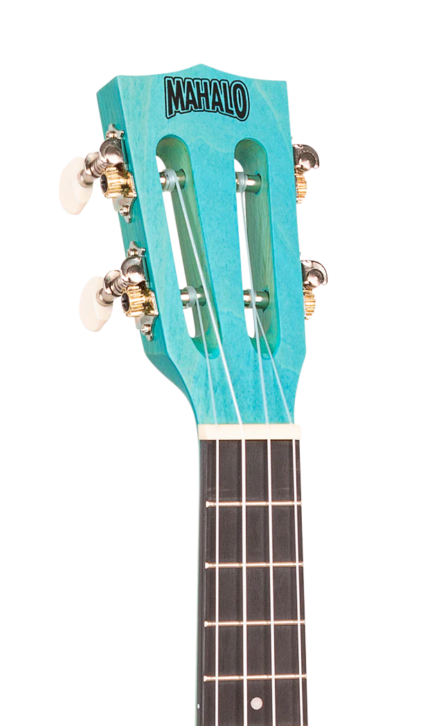 Mahalo ML2 Island Series Concert Ukulele in Aqua Blue - Image 9