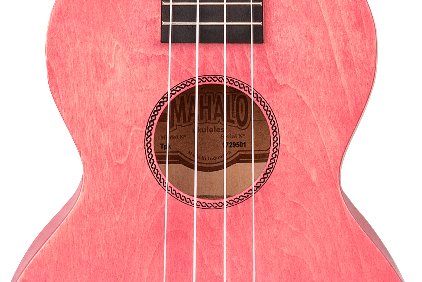 Mahalo ML2CP Island Series Concert Ukulele in Coral Pink - Image 8