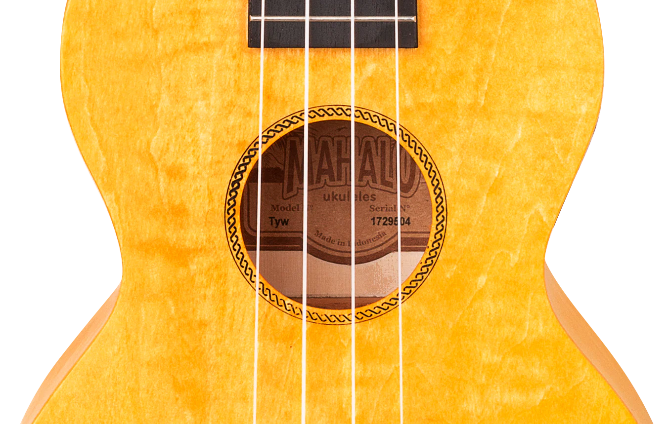 Mahalo ML2SF Island Series Concert Ukulele in Sunflower - Image 8