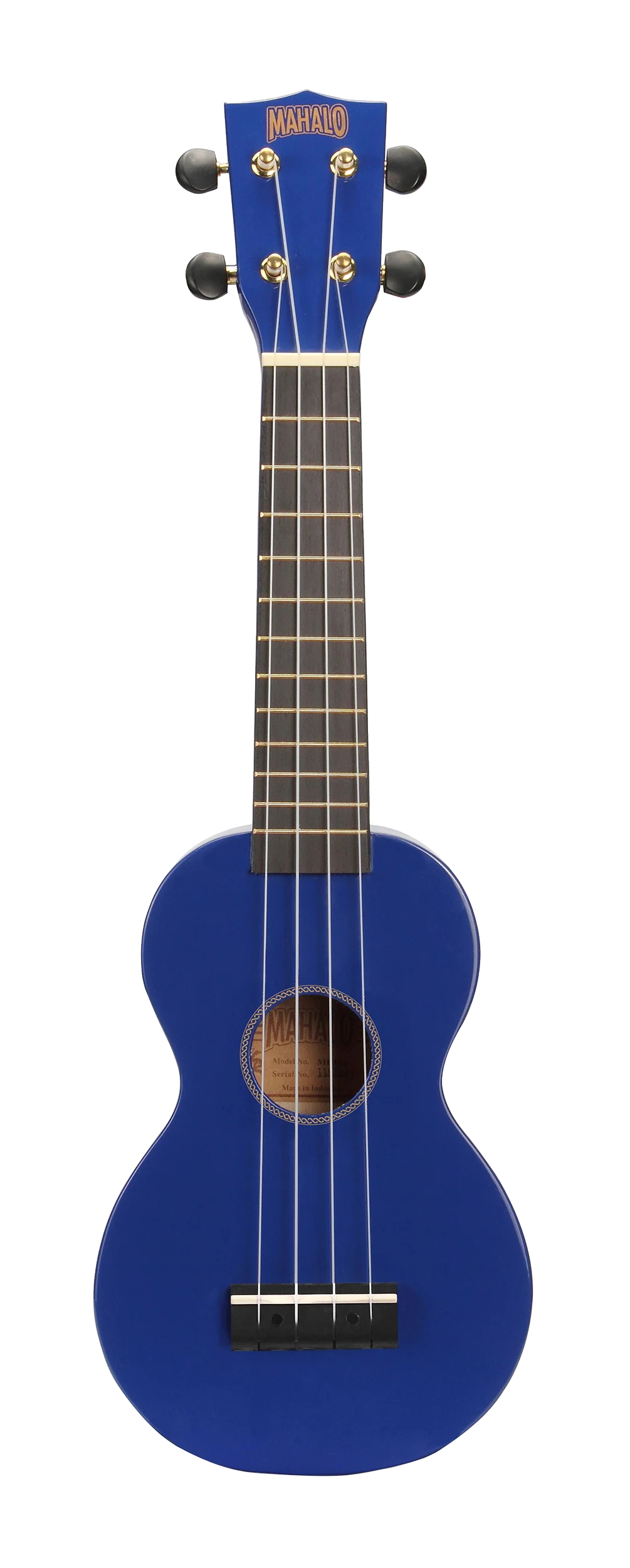 Mahalo MR1BU Rainbow Series Soprano Ukulele - Blue