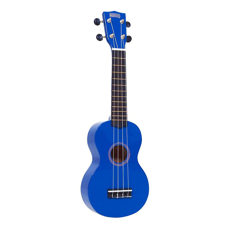 Mahalo MR1BU Rainbow Series Soprano Ukulele - Blue - Image 12