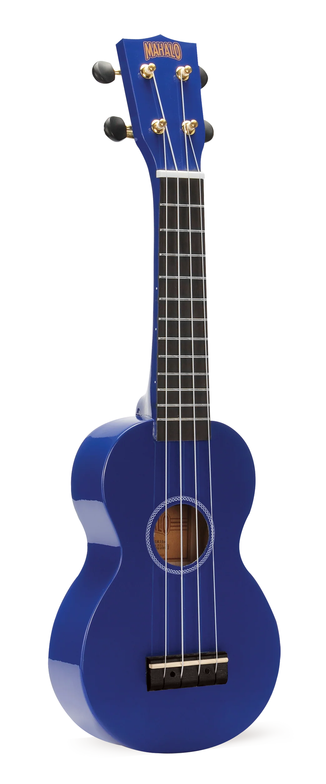 Mahalo MR1BU Rainbow Series Soprano Ukulele - Blue - Image 2