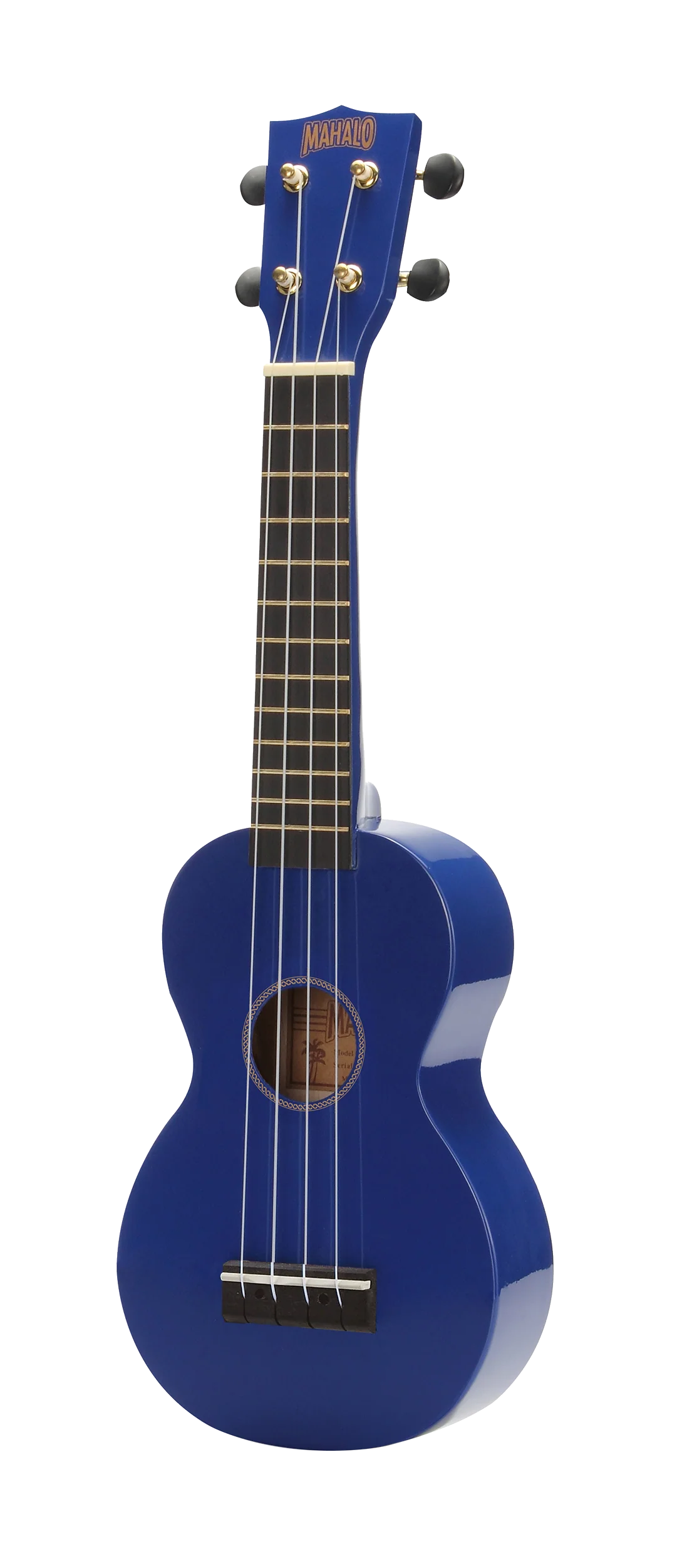 Mahalo MR1BU Rainbow Series Soprano Ukulele - Blue - Image 3