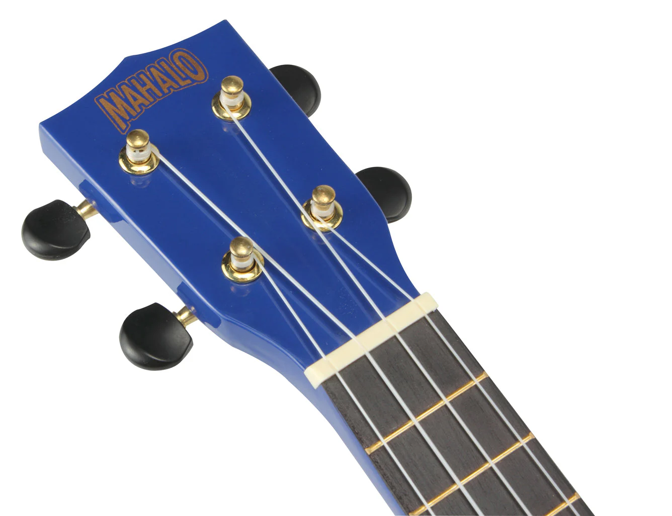 Mahalo MR1BU Rainbow Series Soprano Ukulele - Blue - Image 9