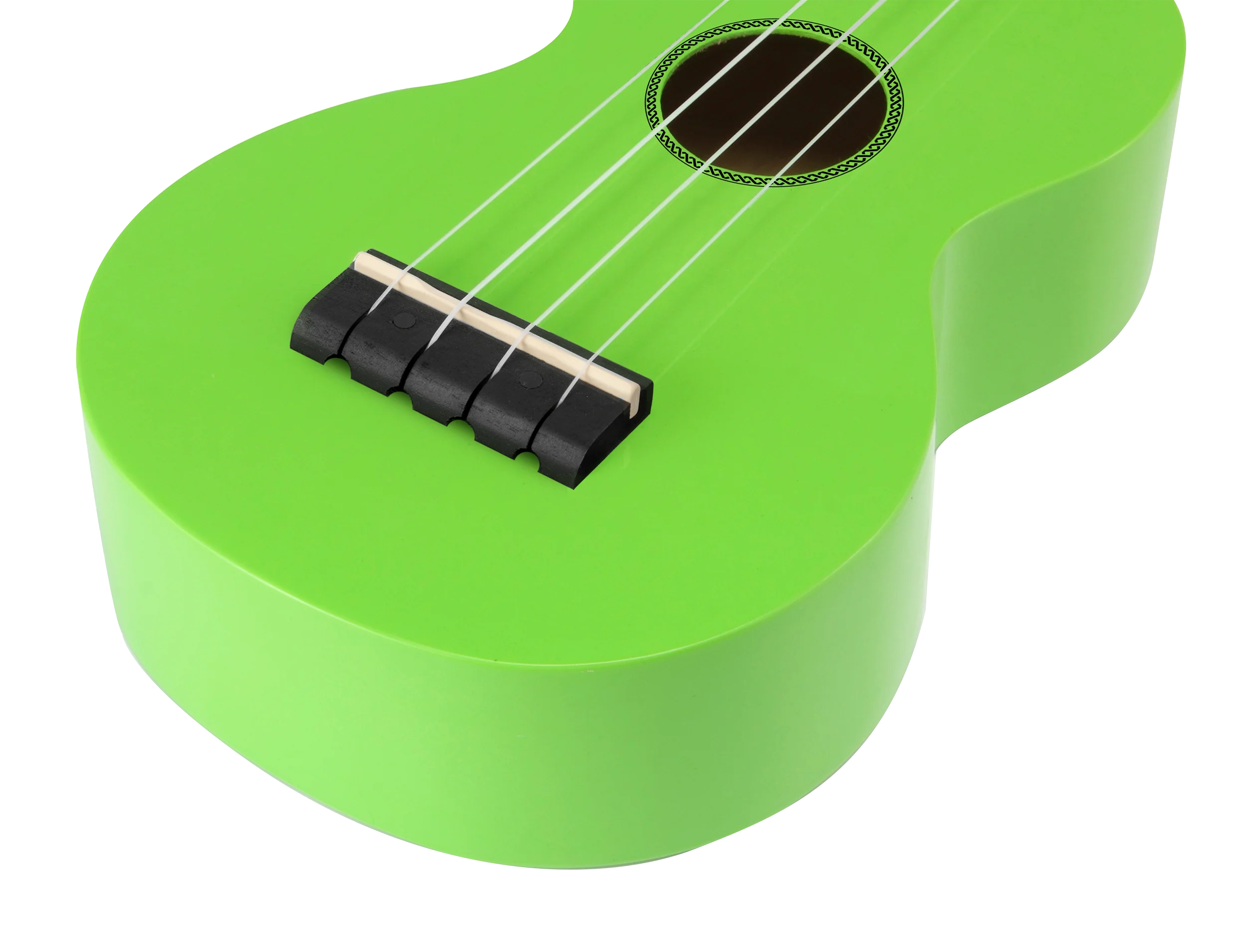 Mahalo MR1GN Rainbow Series Soprano Ukulele - Green - Image 10