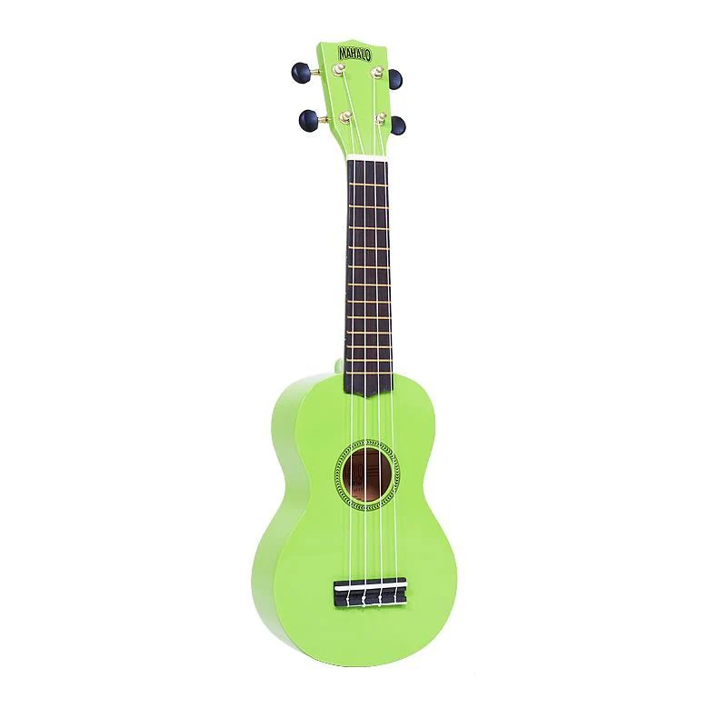 Mahalo MR1GN Rainbow Series Soprano Ukulele - Green - Image 11