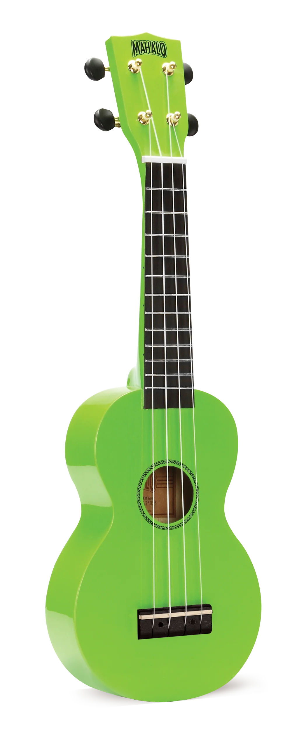 Mahalo MR1GN Rainbow Series Soprano Ukulele - Green - Image 2