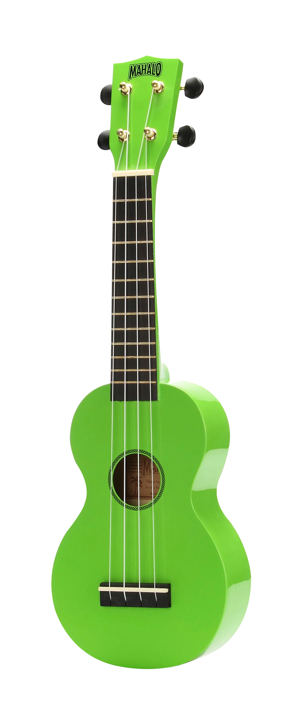 Mahalo MR1GN Rainbow Series Soprano Ukulele - Green - Image 3