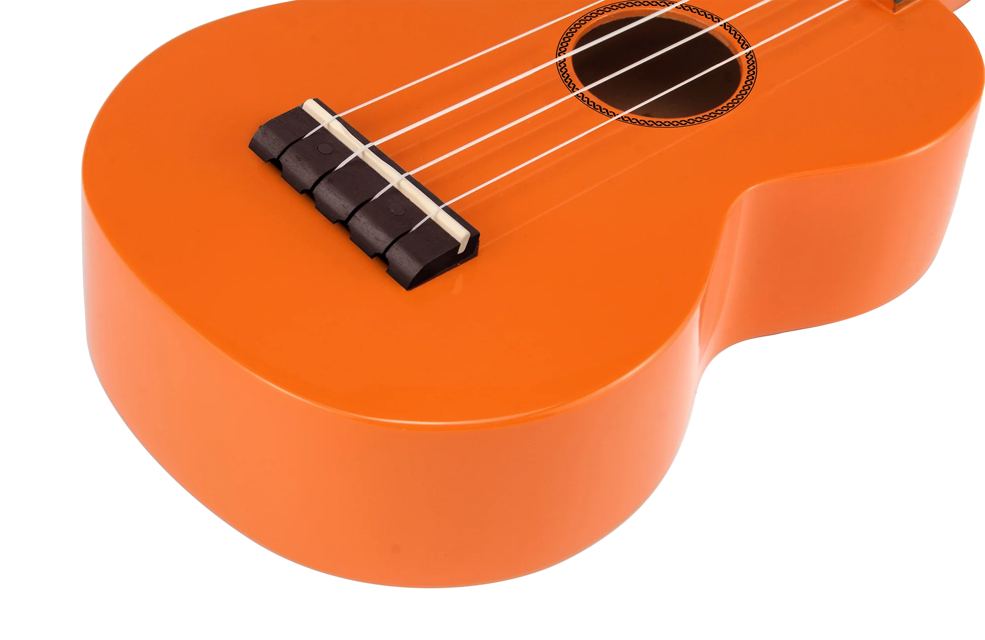 Mahalo MR1OR Rainbow Series Soprano Ukulele - Orange - Image 10