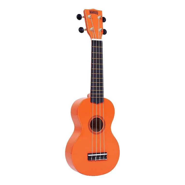 Mahalo MR1OR Rainbow Series Soprano Ukulele - Orange - Image 11