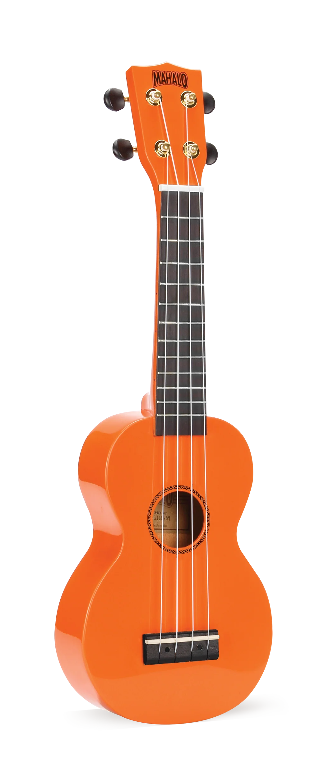 Mahalo MR1OR Rainbow Series Soprano Ukulele - Orange - Image 2