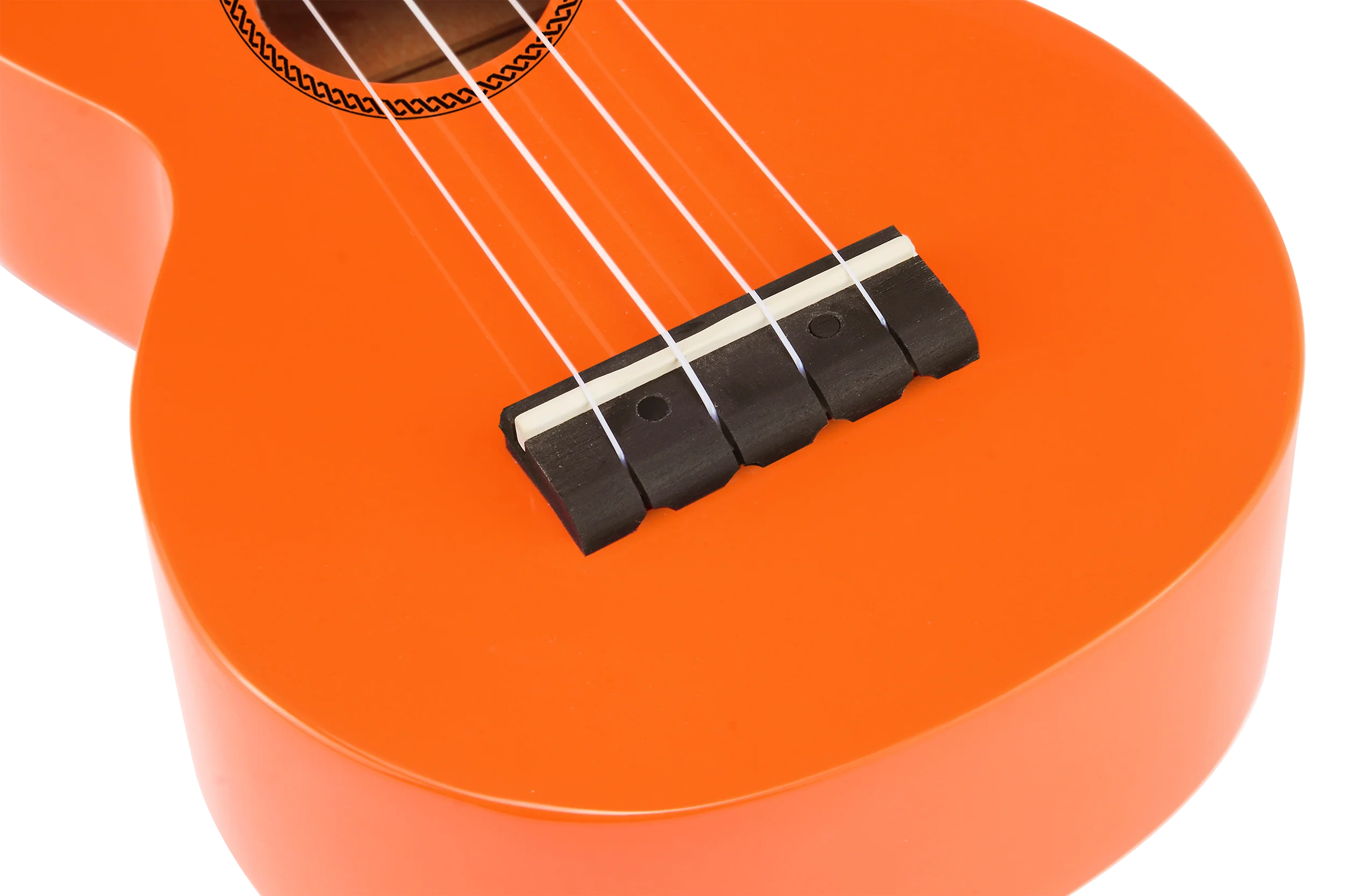 Mahalo MR1OR Rainbow Series Soprano Ukulele - Orange - Image 7