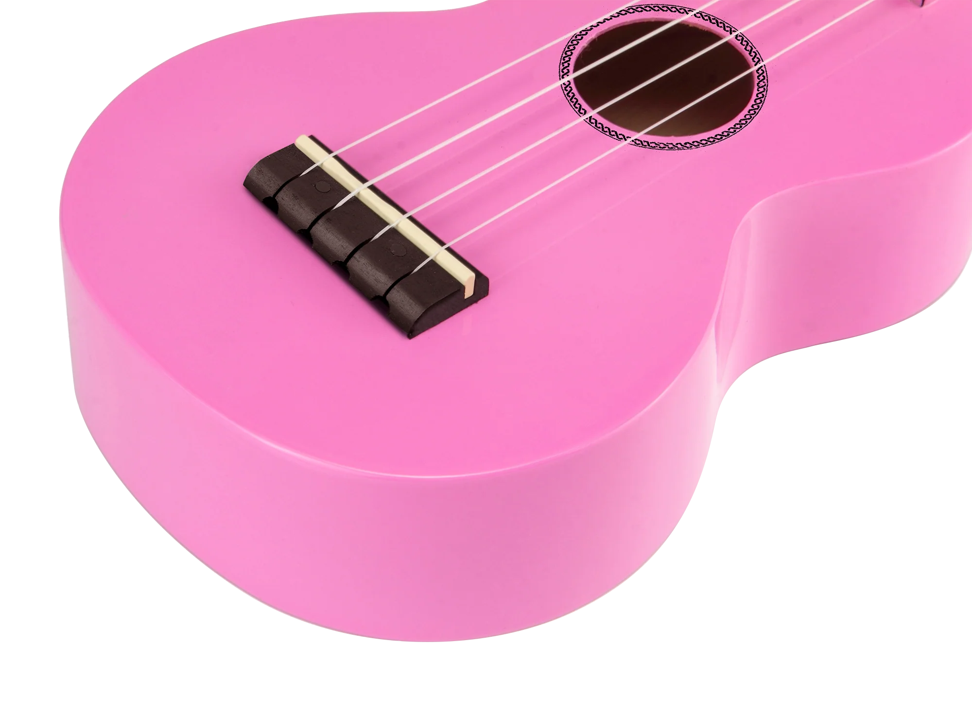 Mahalo MR1PK Rainbow Series Soprano Ukulele - Pink - Image 10