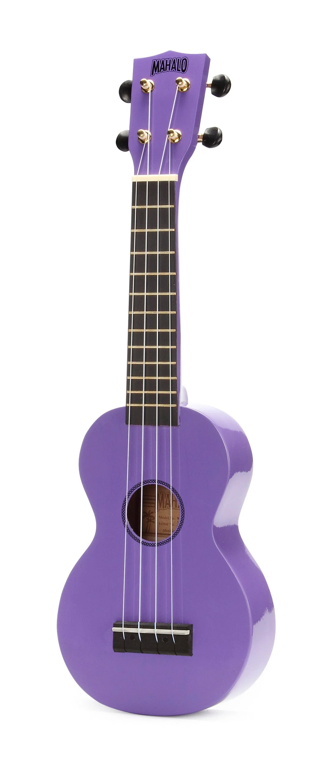 Mahalo MR1PP Rainbow Series Soprano Ukulele - Purple - Image 3