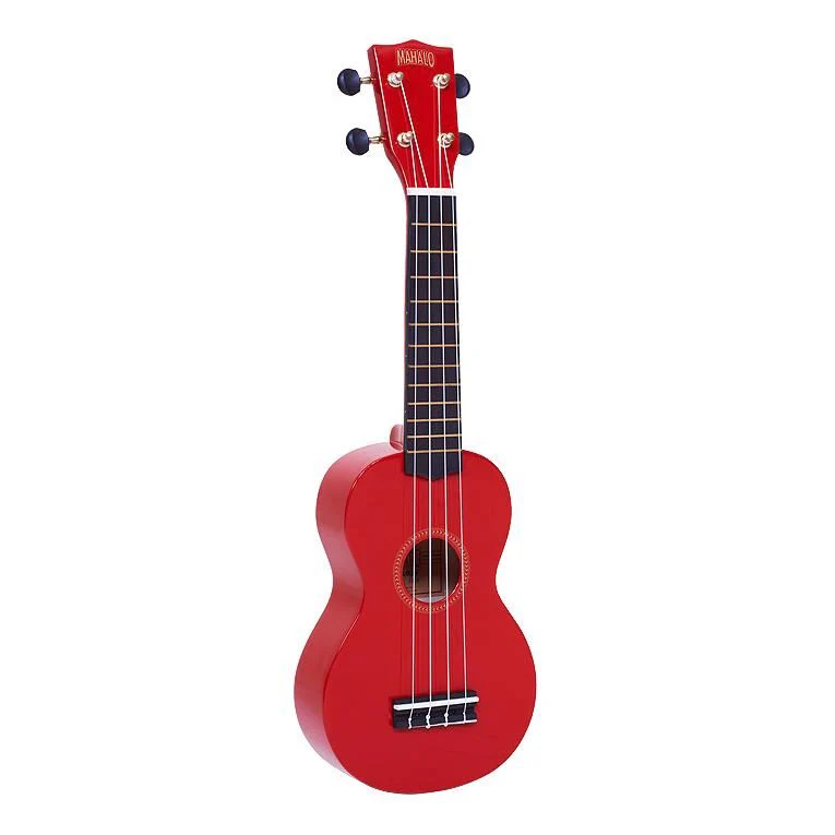 Mahalo MR1RD Rainbow Series Soprano Ukulele - Red - Image 11