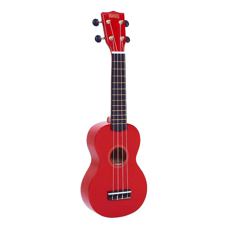 Mahalo MR1RD Rainbow Series Soprano Ukulele - Red - Image 12